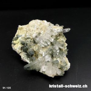 Quarz aus Schweiz mit chlorit. Einzelstück