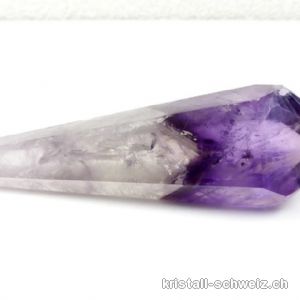 Amethyst Phantom mit Goethit Spitze 12.2 cm. Unikat 125 Gramm