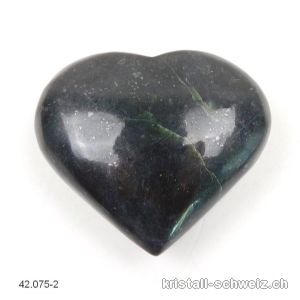 Herz Nephrit Jade aus Afghanistan 6,6 x 5,8 x 2,6 cm. Einzelstück