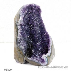 Amethyst aus Brasilien, Geode 15 cm. Unikat 1'369 Gr.