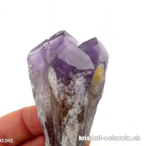 Amethyst Phantom mehrere Rohspitze, 9,2 cm. Unikat