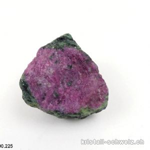 Rubin - Zoïsit Hornblende roh 4,3 x 4 x 2,7 cm. Einzelstück