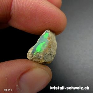 Opal roh aus Äthiopien. Unikat 5,4 Karat