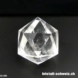 Ikosaeder Bergkristall 4,7 cm. Einzelstück