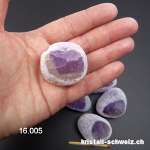 Fensterkiesel Freiform Amethyst 3,2 - 3,8 cm