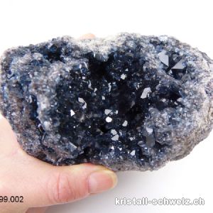 Celestite - Coelestin schwarz, Kristall mit Matrix. Einzelstück 1'660 Gramm