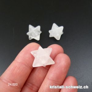 Klein Merkaba Bergkristall weiss. Sonderangebot