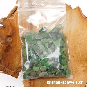 100 Gramm Nephrit Jade, Granulat 5 - 10 mm