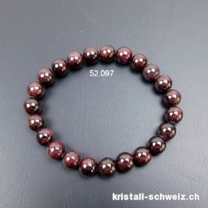 Armband Granat Almandin 8 mm / 20 cm