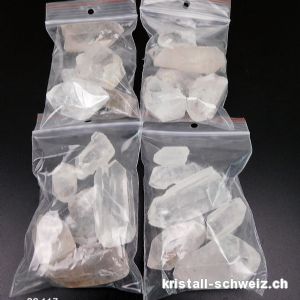 100 Gramm Bergkristall Spitzen, B-Qual. SONDERANGEBOT