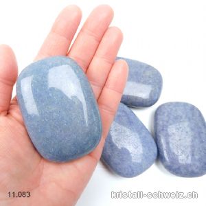 Quarz blau - Blauquarz, Seifenstein ca. 7 x 5 cm