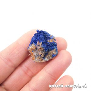 Azurit kristallin aus Marokko 2,5 x 2,5 cm. Unikat