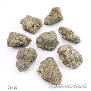 Pyrit Chispa roh aus Peru 3,5 - 4 cm. Sonderangebot