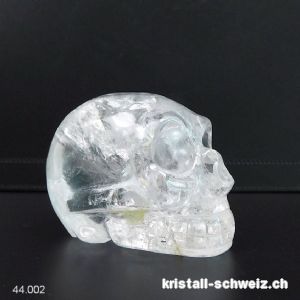 Schädel Bergkristall. Einzelstück 121,5 Gramm