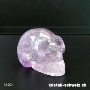 Schädel Amethyst. Einzelstück 52 Gramm