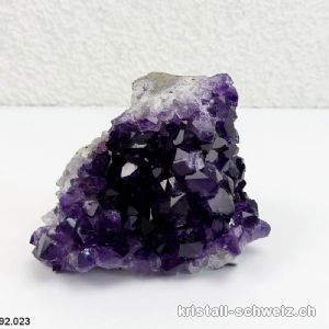 Amethyst aus Brasilien, Geode 7 cm. Unikat 213 Gramm