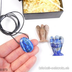 1 Set ENGEL - Rhodonit - Lapislazuli. Sonderangebot