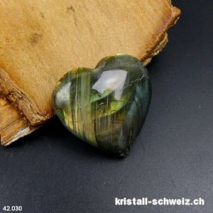 Herz Labradorit 3,4 x 3,3 x 1,3 cm. Einzelstück