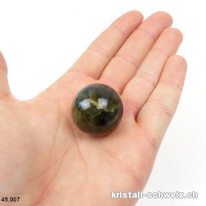 Kugel Labradorit Ø 2,6 cm. Unikat