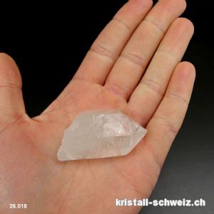 Bergkristall rohe Spitze 4,8 cm. Einzelstück 34 Gramm