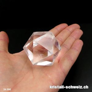 Ikosaeder Bergkristall 4,7 cm. Einzelstück