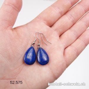 Ohrhänger Tropfen Lapislazuli 2 cm. Sonderangebot