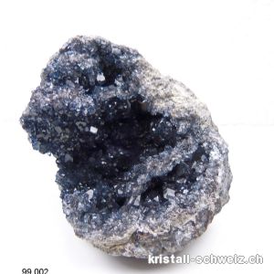 Celestite - Coelestin schwarz, Kristall mit Matrix. Einzelstück 1'660 Gramm