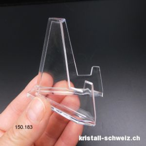 Plexiglas Ständer - Staffelei klein, H. 5,6 x Br. 3,6 cm