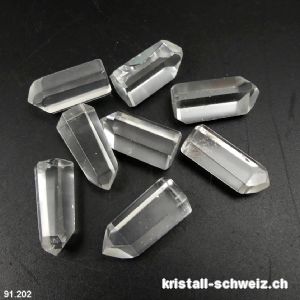 Bergkristall Chavero aus Brasilien, kleine polierte Spitze 3 - 3,2 cm