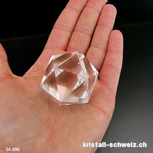 Ikosaeder Bergkristall 4,2 cm. Einzelstück