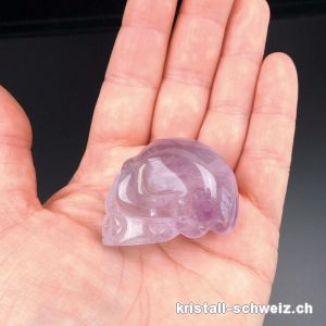 Schädel Amethyst. Einzelstück 52 Gramm