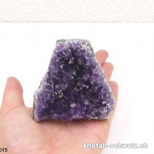 Amethyst aus Brasilien, Geode 6,8 cm. Unikat 233 Gr