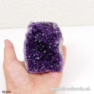 Amethyst aus Brasilien, Geode 8 cm. Unikat 312 Gramm