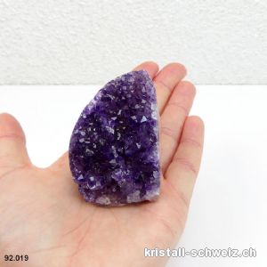 Amethyst aus Brasilien, Geode 5,2 cm. Unikat 167 Gramm