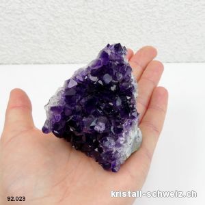 Amethyst aus Brasilien, Geode 7 cm. Unikat 213 Gramm