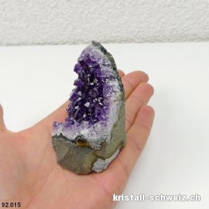 Amethyst aus Brasilien, Geode 6,5 cm. Unikat 132 Gr