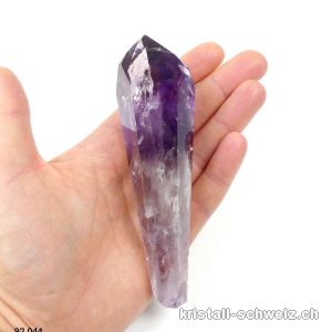 Amethyst Phantom mit Goethit Spitze 12.2 cm. Unikat 125 Gramm