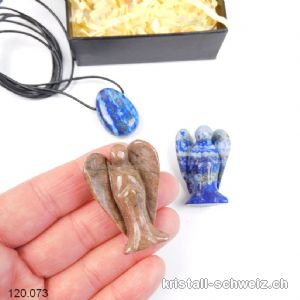 1 Set ENGEL - Rhodonit - Lapislazuli. Sonderangebot