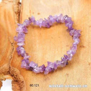 Armband Amethyst Splitter, elastisch ca. 19 cm. Grösse M-L