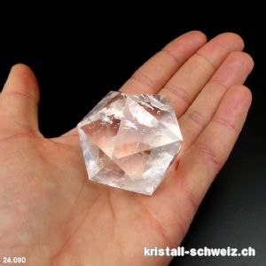 Ikosaeder Bergkristall 4,7 cm. Einzelstück