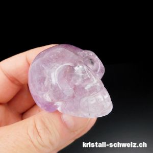 Schädel Amethyst. Einzelstück 52 Gramm