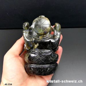 Labradorit Ganesh 10,1 cm. Einzelstück. Qualität A