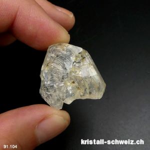 Fensterquarz, Schweiz - Wallis 2,6 x 2,2 x 0,9 cm. Einzelstück