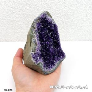 Amethyst aus Brasilien, Geode 10,9 cm. Unikat 670 Gr