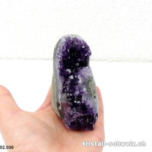 Amethyst aus Brasilien, Geode 8,1 cm. Unikat 275 Gramm