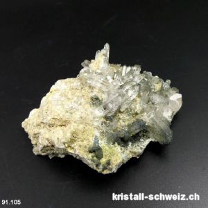 Quarz aus Schweiz mit chlorit. Einzelstück