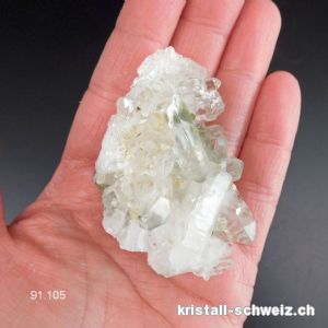 Quartz mit Chlorit aus Catogne - VS, Schweiz. Einzelstück