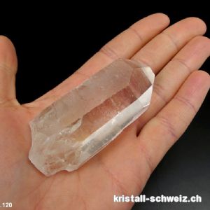 Bergkristall rohe Spitze 7,2 cm. Einzelstück 72 Gramm