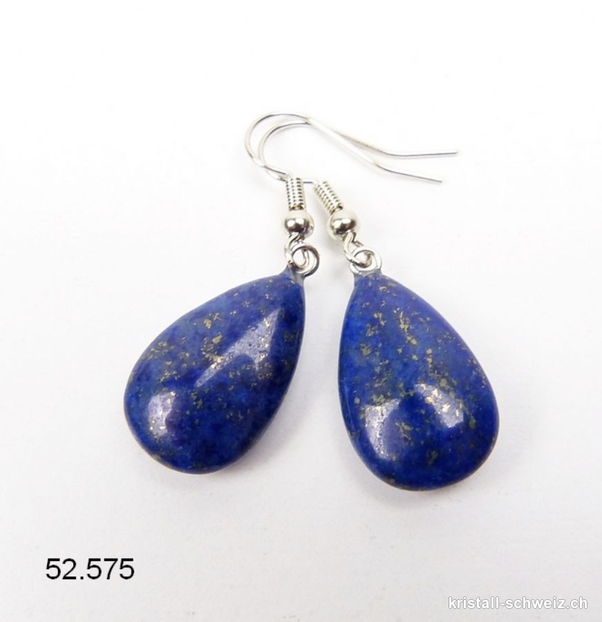 Ohrhänger Tropfen Lapislazuli 2 cm. Sonderangebot