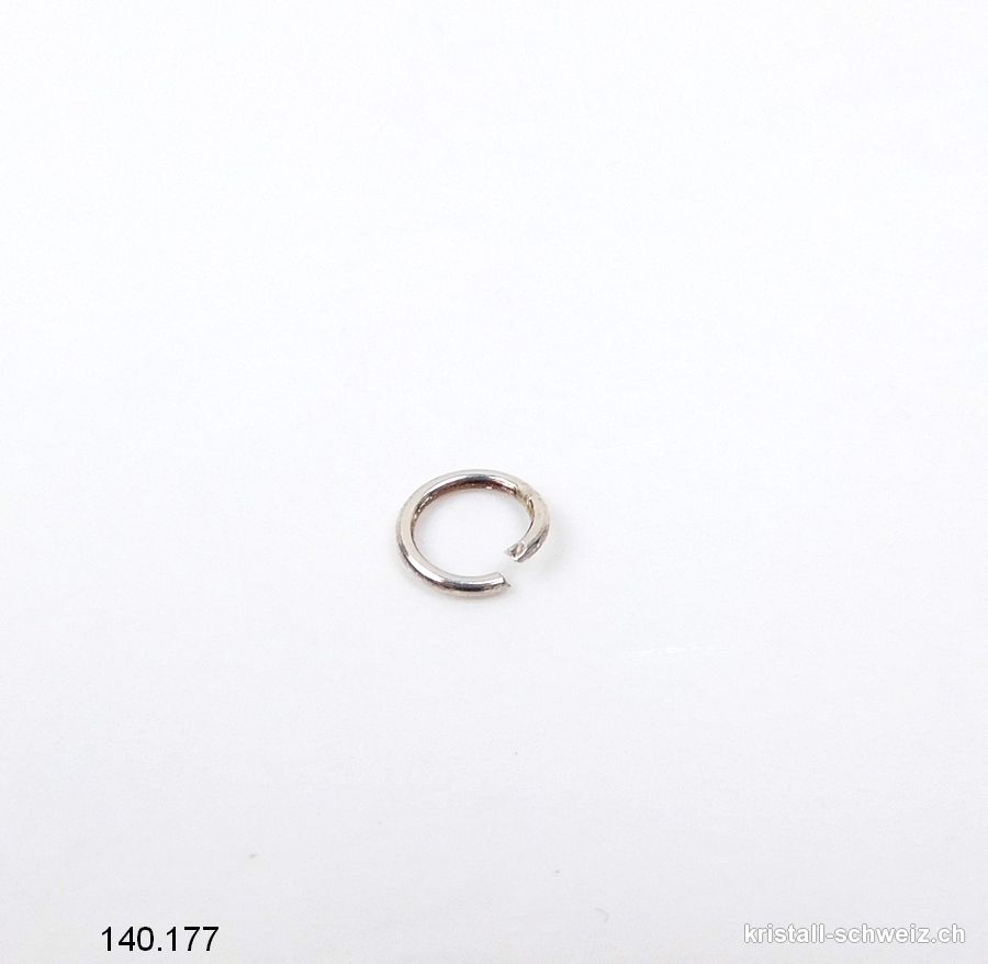 Ring offen 6 mm x 0,8 mm aus 925 Silber